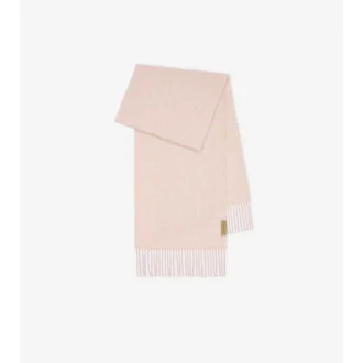 Sciarpa in cashmere con ciondolo a B