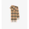 Sciarpa in cashmere con motivo a quadri