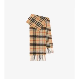 Sciarpa in cashmere con motivo a quadri