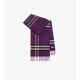 Sciarpa in cashmere con motivo a quadri