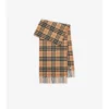 Sciarpa in cashmere con motivo a quadri