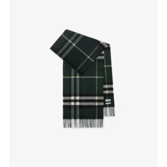 Sciarpa in cashmere con motivo a quadri
