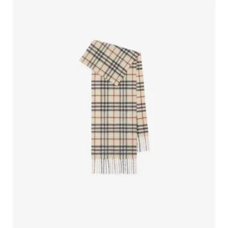 Sciarpa in cashmere con motivo a quadri