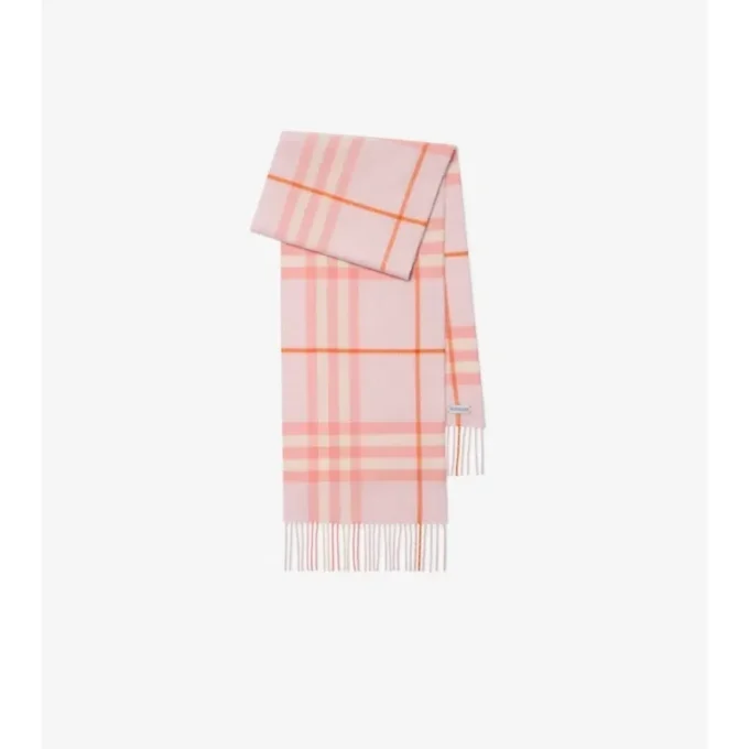 Sciarpa in cashmere con motivo a quadri