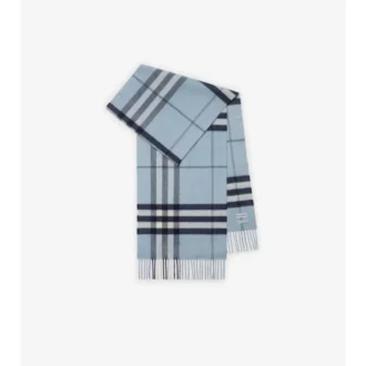 Sciarpa in cashmere con motivo a quadri