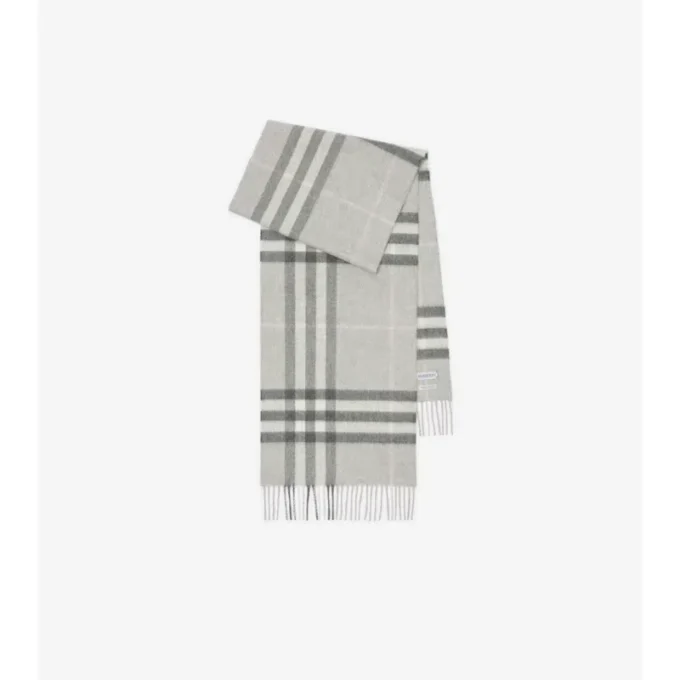 Sciarpa in cashmere con motivo a quadri
