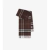 Sciarpa in cashmere con motivo a quadri