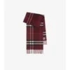 Sciarpa in cashmere con motivo a quadri