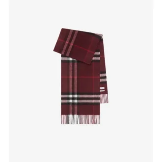 Sciarpa in cashmere con motivo a quadri
