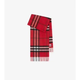 Sciarpa in cashmere con motivo a quadri