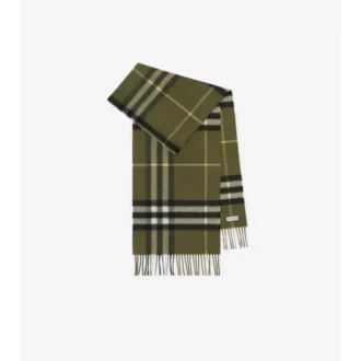 Sciarpa in cashmere con motivo a quadri