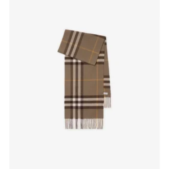 Sciarpa in cashmere con motivo a quadri