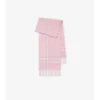 Sciarpa in cashmere con motivo a quadri