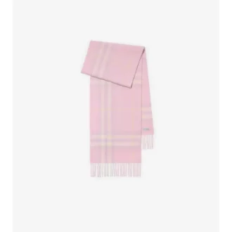 Sciarpa in cashmere con motivo a quadri