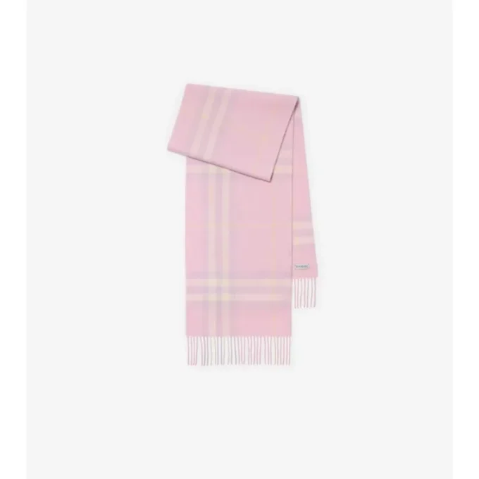 Sciarpa in cashmere con motivo a quadri