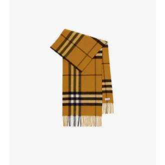 Sciarpa in cashmere con motivo a quadri