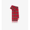 Sciarpa in cashmere con motivo a quadri
