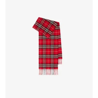 Sciarpa in cashmere con motivo a quadri