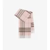 Sciarpa in cashmere con motivo a quadri
