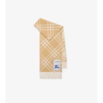 Sciarpa in cashmere con motivo a quadri