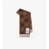 Sciarpa in cashmere con motivo a quadri