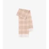 Sciarpa in cashmere con motivo a quadri