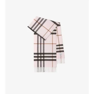 Sciarpa in cashmere con motivo a quadri