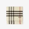 Sciarpa in cashmere con motivo a quadri