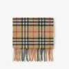 Sciarpa in cashmere con motivo a quadri
