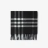 Sciarpa in cashmere con motivo a quadri
