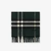 Sciarpa in cashmere con motivo a quadri