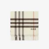 Sciarpa in cashmere con motivo a quadri