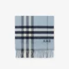 Sciarpa in cashmere con motivo a quadri
