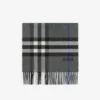 Sciarpa in cashmere con motivo a quadri