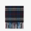 Sciarpa in cashmere con motivo a quadri