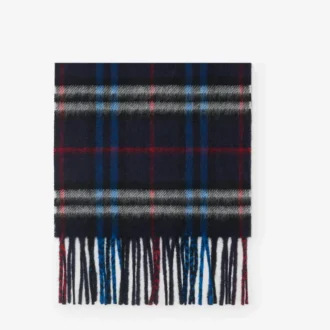 Sciarpa in cashmere con motivo a quadri