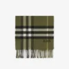 Sciarpa in cashmere con motivo a quadri