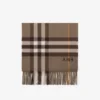 Sciarpa in cashmere con motivo a quadri