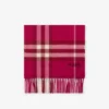 Sciarpa in cashmere con motivo a quadri