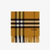 Sciarpa in cashmere con motivo a quadri