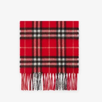Sciarpa in cashmere con motivo a quadri