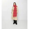 Sciarpa in cashmere con motivo a quadri