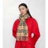 Sciarpa in cashmere con motivo a quadri