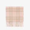 Sciarpa in cashmere con motivo a quadri