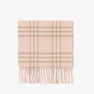 Sciarpa in cashmere con motivo a quadri