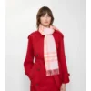 Sciarpa in cashmere con motivo a quadri