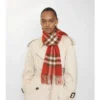 Sciarpa in cashmere con motivo a quadri