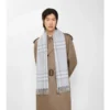 Sciarpa in cashmere con motivo a quadri