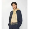Sciarpa in cashmere con motivo a quadri