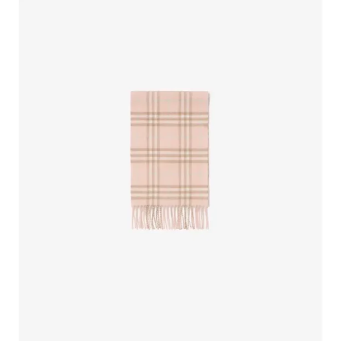 Sciarpa in cashmere con motivo a quadri